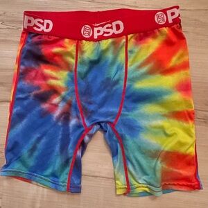 PSD Red Waistband Tie-Dye Boxer Briefs